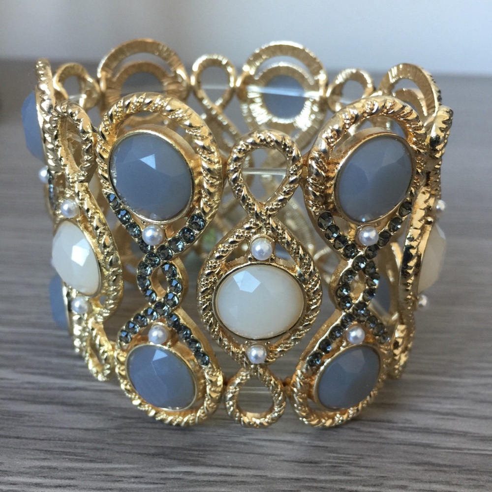 INC Stretchable Wide Bracelet - Picture 5 of 8